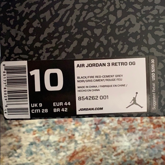 Air Jordan BC3 Dead stock. - Picture 5 of 7